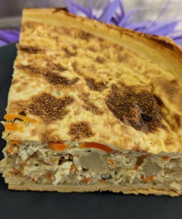 Tarte Saint-Jacques et légumes