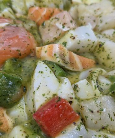Poêlée de poisson ail et fines herbes